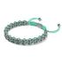 Liens de paon | Bracelet Mini Kismet | Sarcelle x Argent